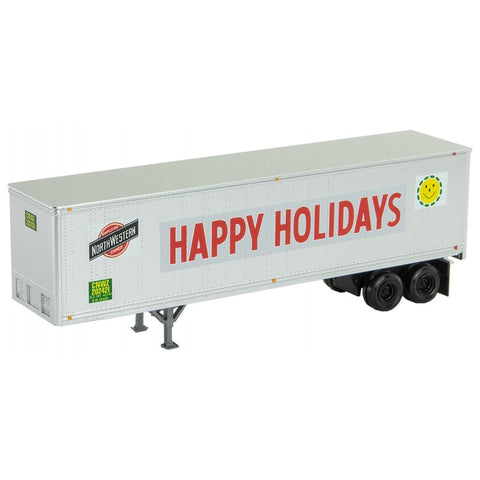 N 40' TRAILER CNW "HAPPY HOLIDAYS"