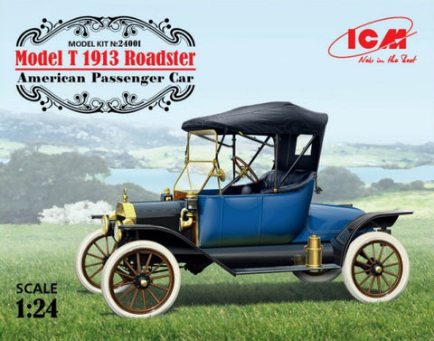 ICM 1/24 American Model T 1913 Roadster Passenger Car