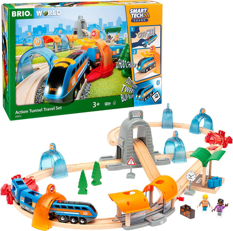 BRIO Smart Tech Sound Action Tunnel Travel Set