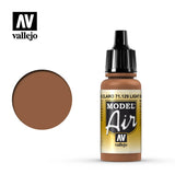 VALLEJO 	17ml Bottle Light Rust Model Air