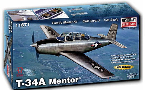 MINICRAFT 1/48 T34A Mentor Aircraft