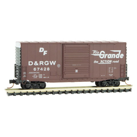 N 40' HY CUBE BOX CAR DRGW
