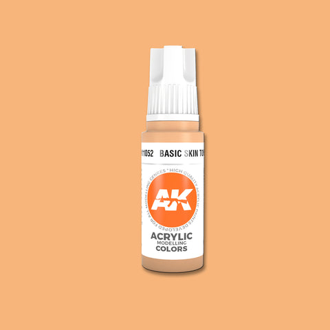AKI Basic Skin Tone 3G Acrylic Paint 17ml Bottle
