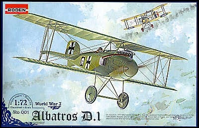 RODEN 1/72 Albatros D I BiPlane Fighter