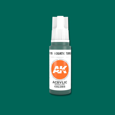 AKI Aquatic Turquoise Acrylic Paint 17ml Bottle