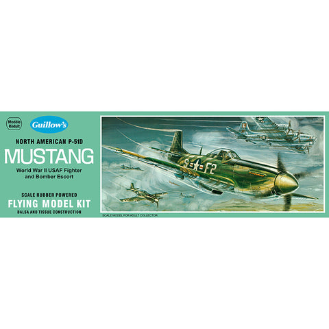 GUILLOWS 17" Wingspan P51D Kit