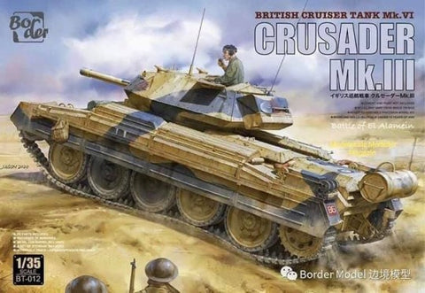 BORDER 1/35 Crusader Mk III British Cruiser Mk VI Tank Battle of El Alamein