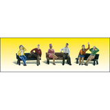 WOODLAND SCENICS HO Figures: People on Benches