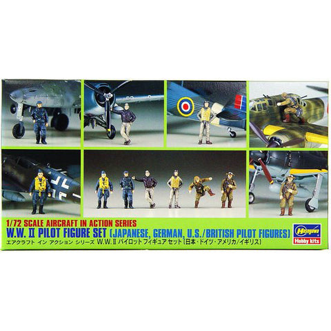 HASEGAWA 1/72 WWII Pilot Figure Set