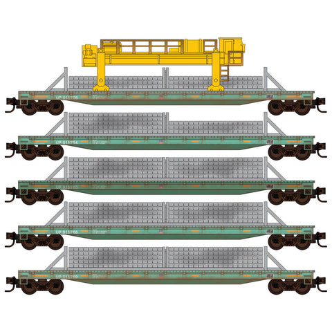 N MOW CONCRETE TIE LOADER UP 5-PACK