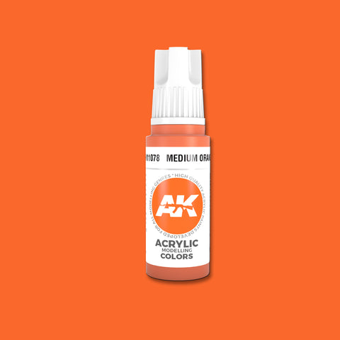 Medium Orange 3G Acrylic Paint 17ml Bottle