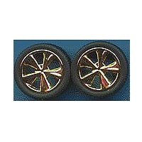 1/24-1/25 Tiburons Gold Rims w/Tires (4)