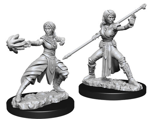 D&D FEMALE HALF- ELF MONK