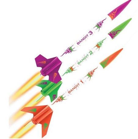 ESTES ROCKETS 3 Bandits Mini Kit E2X Easy-to-Assemble