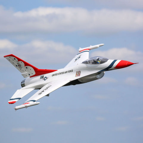 EFLITE F-16 70mm EDF BNF Basic w/AS3X and SS