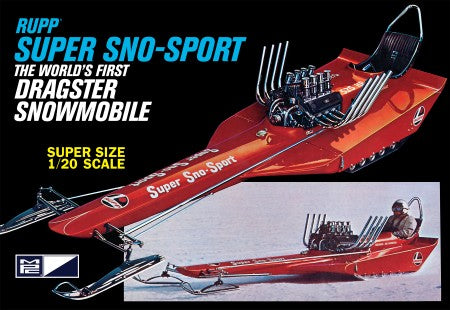 MPC 1/20 Rupp Super Sno-Sport Dragster Snowmobile
