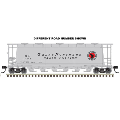 HO 6-BAY CYLINDRICAL HOPPER GN #171024