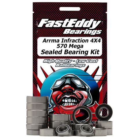 FASTEDDY 1/10 ARRMA INFRACTION 570 MEGA SEALED BEARING KIT