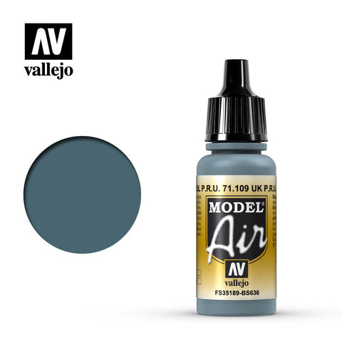 VALLEJO 	17ml Bottle Faded PRU Blue Model Air