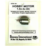 STEVENS MOTORS 1.5 to 3v DC Small Electric Motor (Round Can)