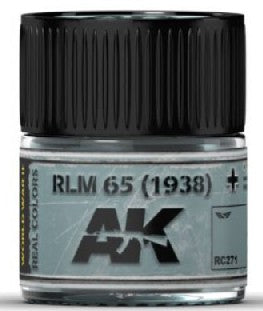 Real Colors: RLM65 1938 Blue Acrylic Lacquer Paint 10ml Bottle