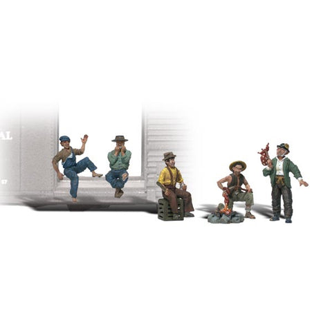 WOODLAND SCENICS O Figures: Hobos