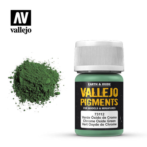VALLEJO 	30ml Bottle Chrome Oxide Green Pigment Powder
