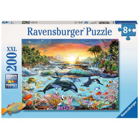 200-PIECE Orca Paradise PUZZLE