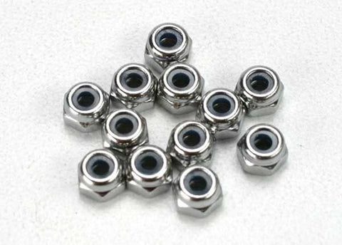 TRAXXAS NUTS NYLON LOCKING 2.5MM (12)