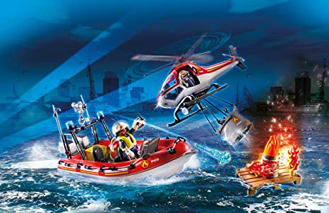 PLAYMOBIL FIRE RESCUE MISSION