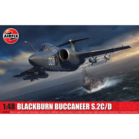 AIRFIX 1:48 BLACKBURN BUCCANEER SC/D STRIKE PLANE