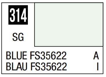 10ml Lacquer Based Semi-Gloss Blue FS35622