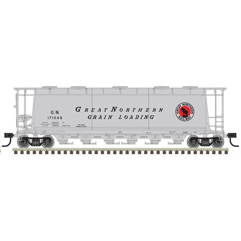 HO 6-BAY CYLINDRICAL HOPPER GN #171048