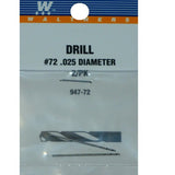 DRILL BIT #72 .025 DIAMETER