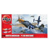 AIRFIX 1:48 North American P51-D Mustang (Filletless Tails)