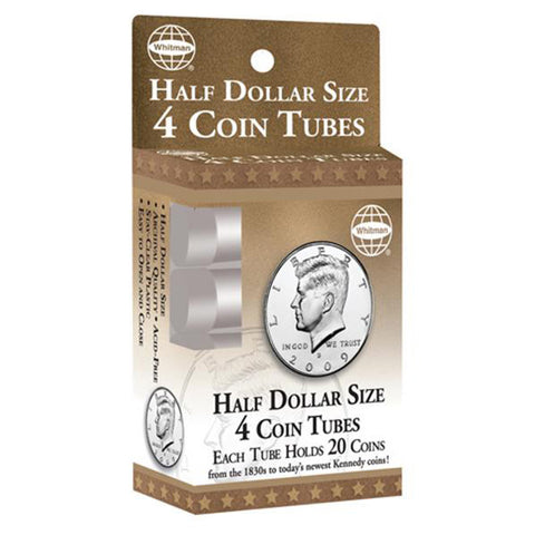 H.E. HARRIS	Half Dollars Coin Tubes (4/bx)