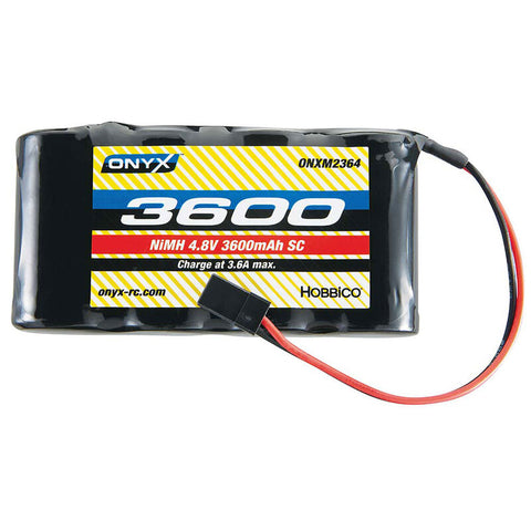 ONYX NIMH 4.8V 4-CELL 3600mah FLAT W/ RX