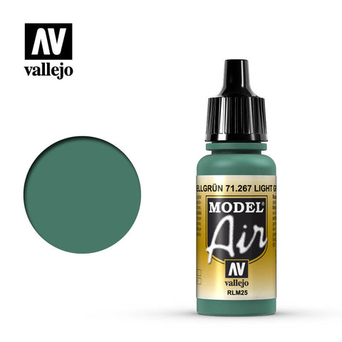 VALLEJO 	17ml Bottle Light Green RLM25 Model Air