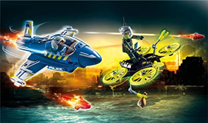 PLAYMOBIL Police Jet with Drone