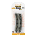 BACHMANN N 1.25" Radius Curved Nickel Silver Track
