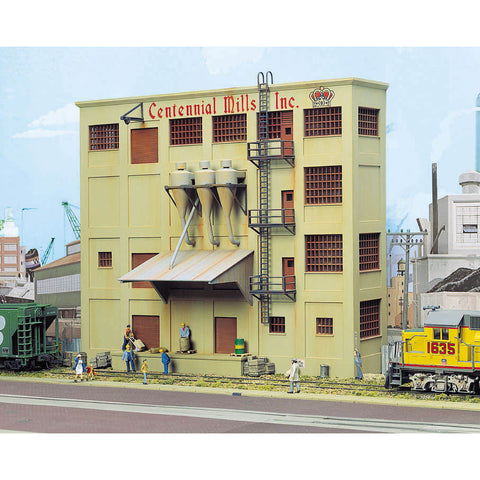 HO CENTENNIAL MILLS BACKGROUND KIT