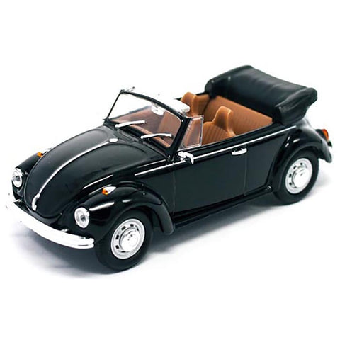 1:43 DIECAST VW BUG CONVERTIBLE BLACK