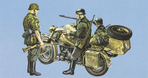 ITALERI 1/35 BMW + SIDECAR