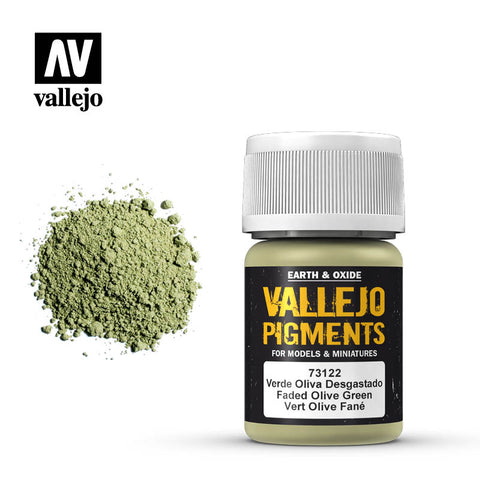 VALLEJO	30ml Bottle Faded Olive Green Pigment Powder