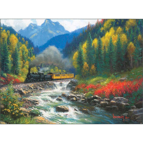 1000-PIECE WINTER TRAIN ARRIVAL S PUZZLE