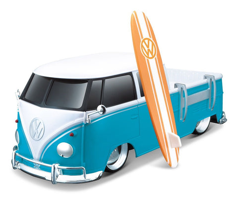 MAISTO R/C 1/16 VW TYPE 2 PICKUP W/SURFBOARD