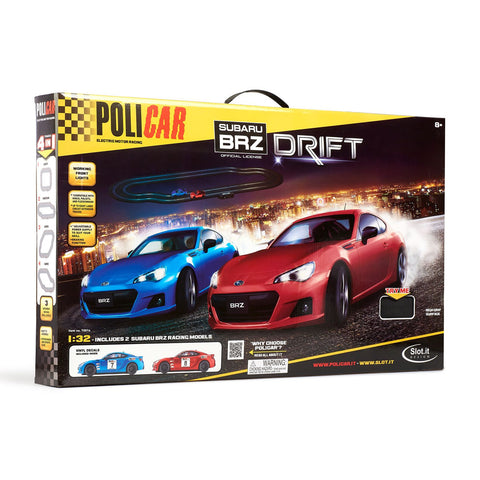 SCALEXTRIC 1/32 POLYCAR BRZ DRIFT SET