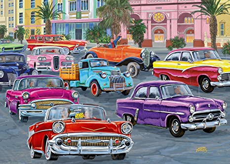 500-LARGE-PIECE Cruisin' PUZZLE