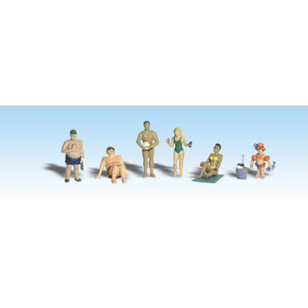 WOODLAND SCENICS HO Figures: Sun Bathers