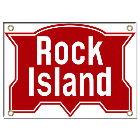RAILROAD SIGN ROCK ISLAND RR